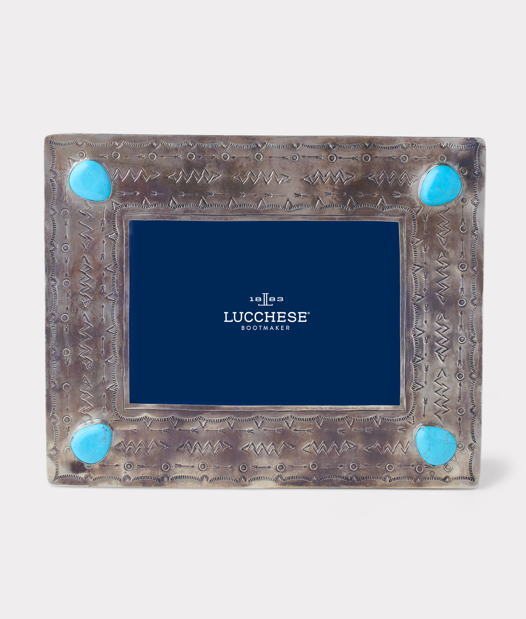 5 X 7 Southwestern Frame :: Silver - Image 2